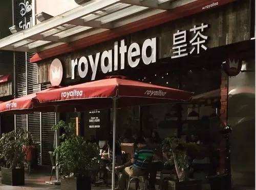 Royaltea皇茶加盟店裝修設計顏色搭配技巧